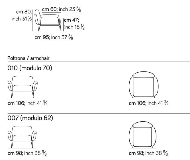 Кресло с подлокотниками Amura Бруклин ARCH-00091407 - Вид №7