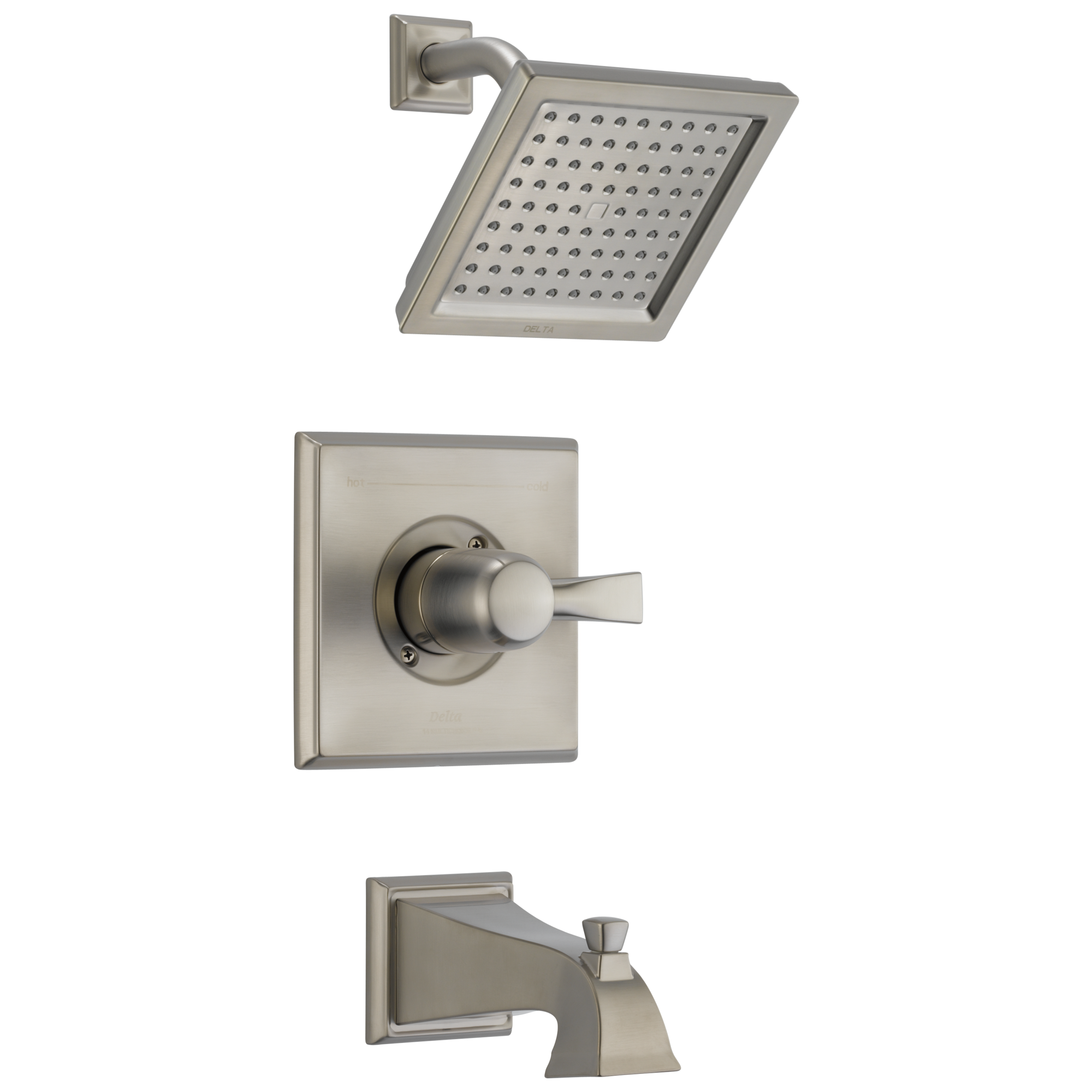 T14451-SS-WE Для ванны и душа Monitor® серии 14 Delta Faucet Dryden Нержавеющая сталь 