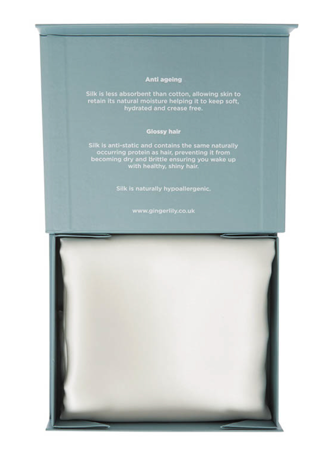 BB_IV коробка подарочная BEAUTY BOX наволочка 50/75 ivory шелк GINGERLILY Santreyd 