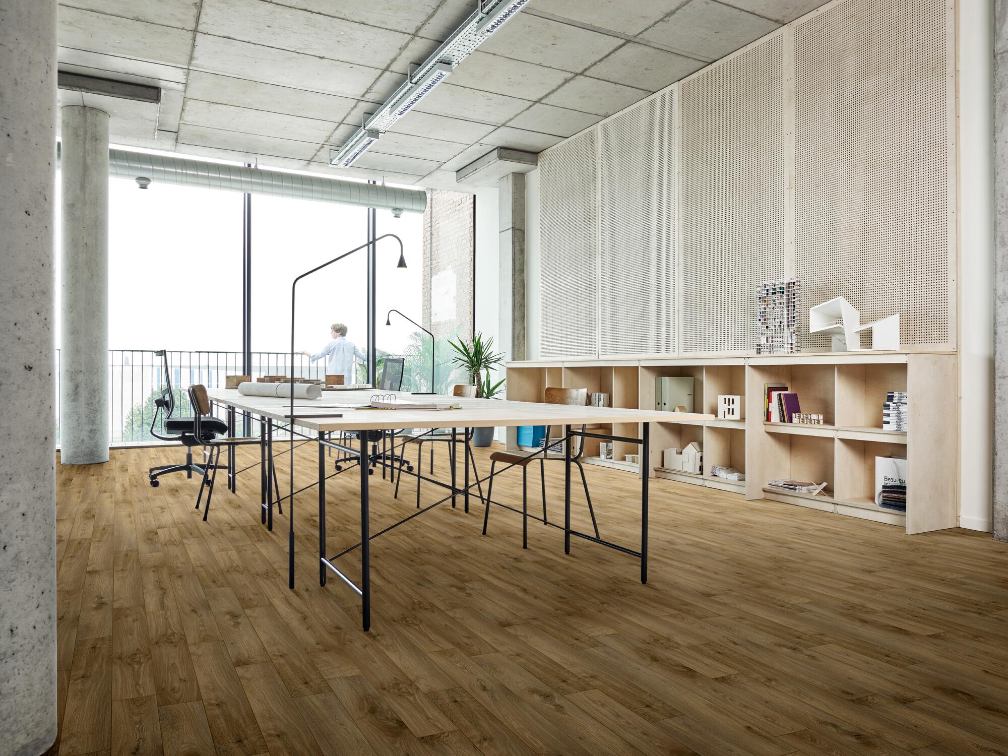 Нескользящий виниловый пол с эффектом дерева BEAUFLOR Phonitec ARCH-00072615 - Вид №4