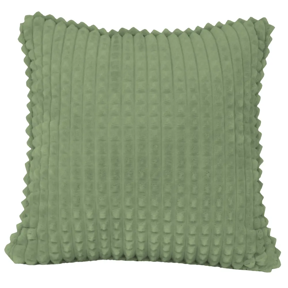 Подушка декоративная Плюш 40х40 см оливковая LINEN WAY STLM-2102367