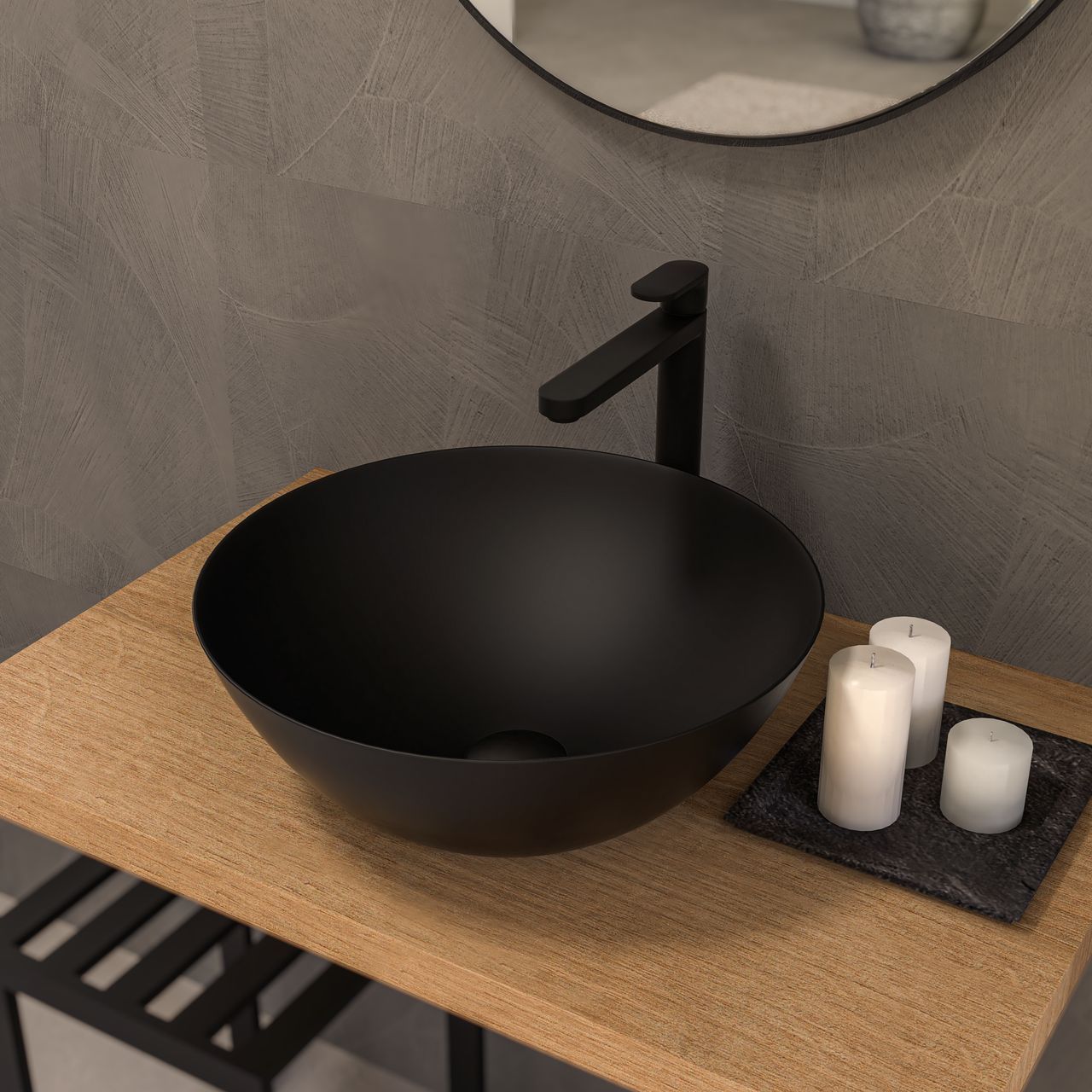 Керамическая круглая столешница Ercos MUSA ARCH-00039698 - Вид №3