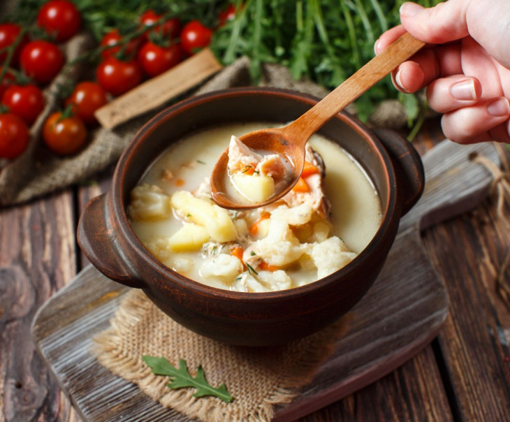 6139 Суп "Финский" с сёмгой Вкусляндия  - Вид №2