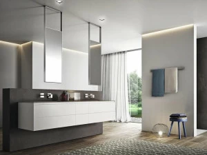 Ideagroup Полная мебель для ванной из ламината Cubik