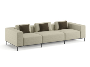 3-местный тканевый секционный диван