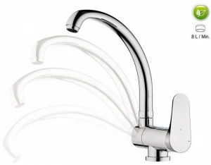 Remer Rubinetterie Смеситель кухонный со складным высоким изливом Class line eco Le 42 r lt8