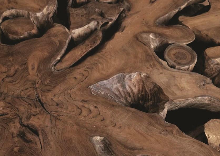 ELITE TO BE Квадратный журнальный столик из тикового бриара Eno sun-id-1501545 - Вид №1