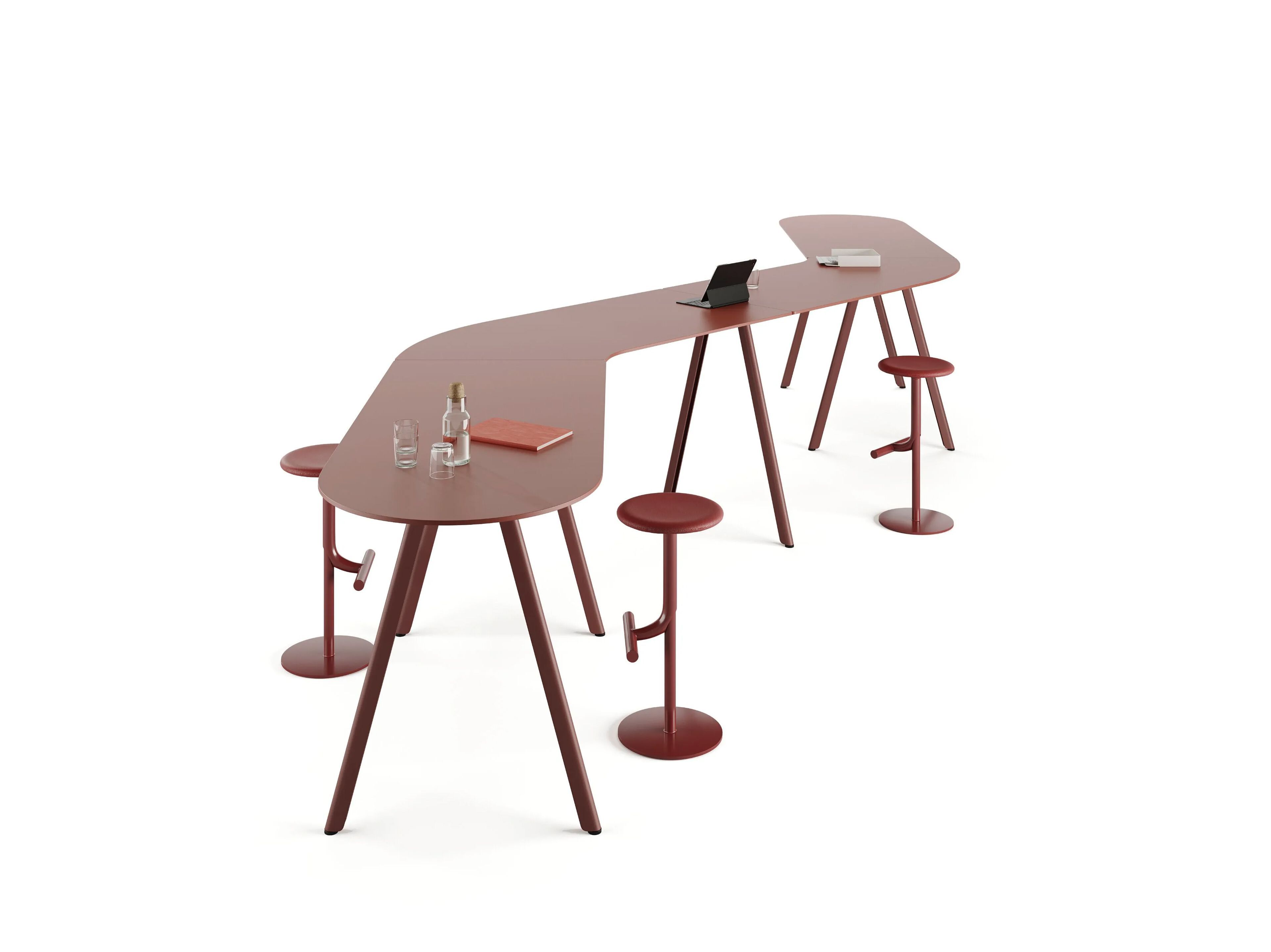 Высокий модульный стол для совещаний RENZ слайд ARCH-00036269 - Вид №3