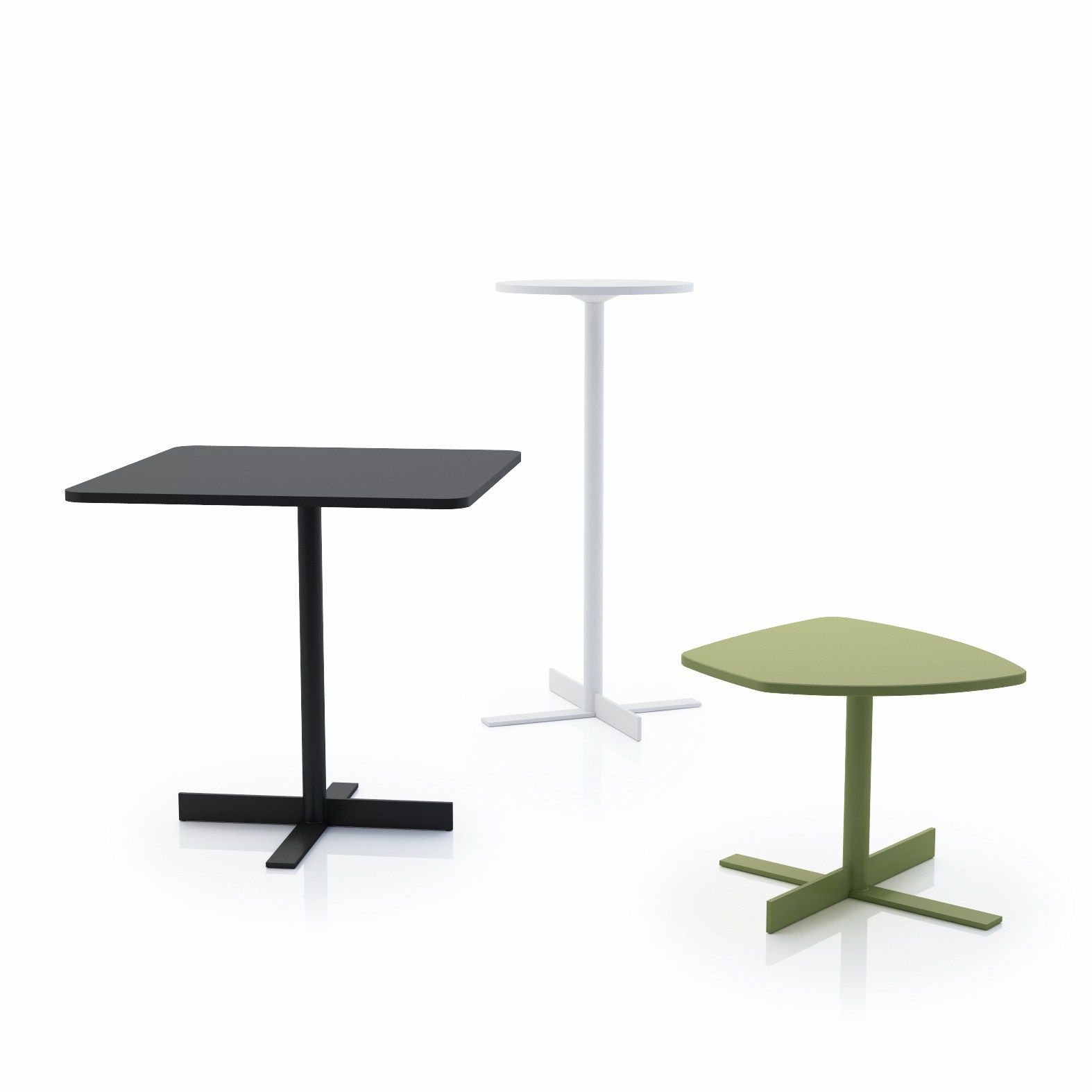 Квадратный стальной стол со спицами ALMA DESIGN ARCH-00141347 - Вид №6