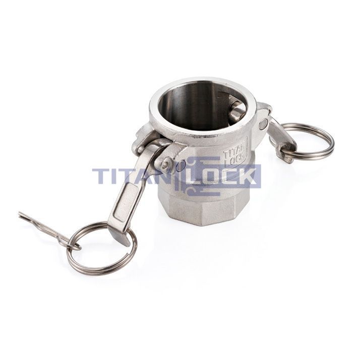 Камлок нержавеющий тип D розетка, внутр. резьба BSP 3/4", AISI304, TL75DSS TITAN LOCK  - Вид №2