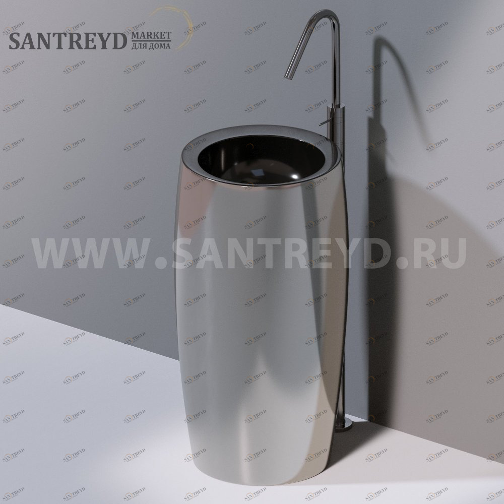 L100T0R0VT.253 Напольная раковина стоящая круглая A. e T. Italia SPOT AeT ITALIA TOTEM