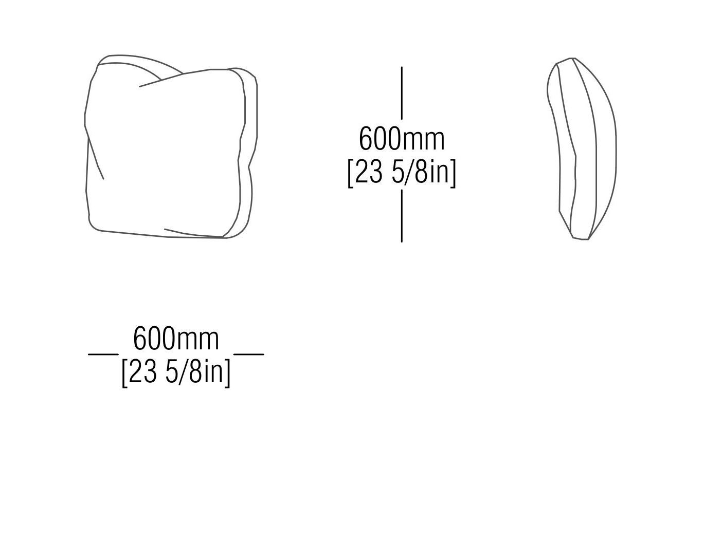 Квадратная подушка MisuraEmme CLOVIS ARCH-00019589 - Вид №4