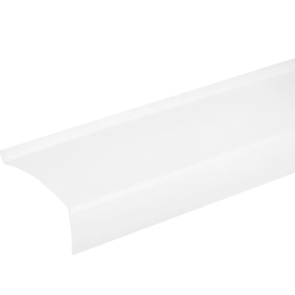 Отлив ПВХ 2000x180 мм белый FINEBER STLM-2209644 - Вид №1