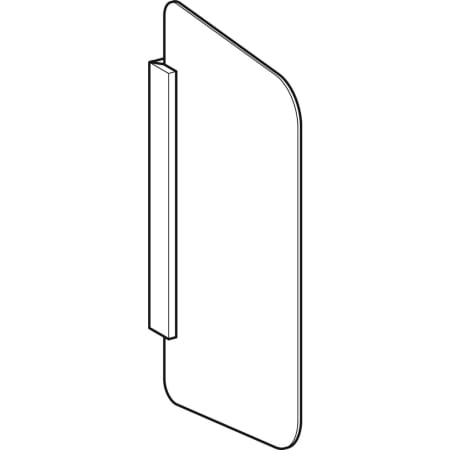 115.211.TF.1 Разделительная перегородка для писсуаров Geberit Geberit  - Вид №1