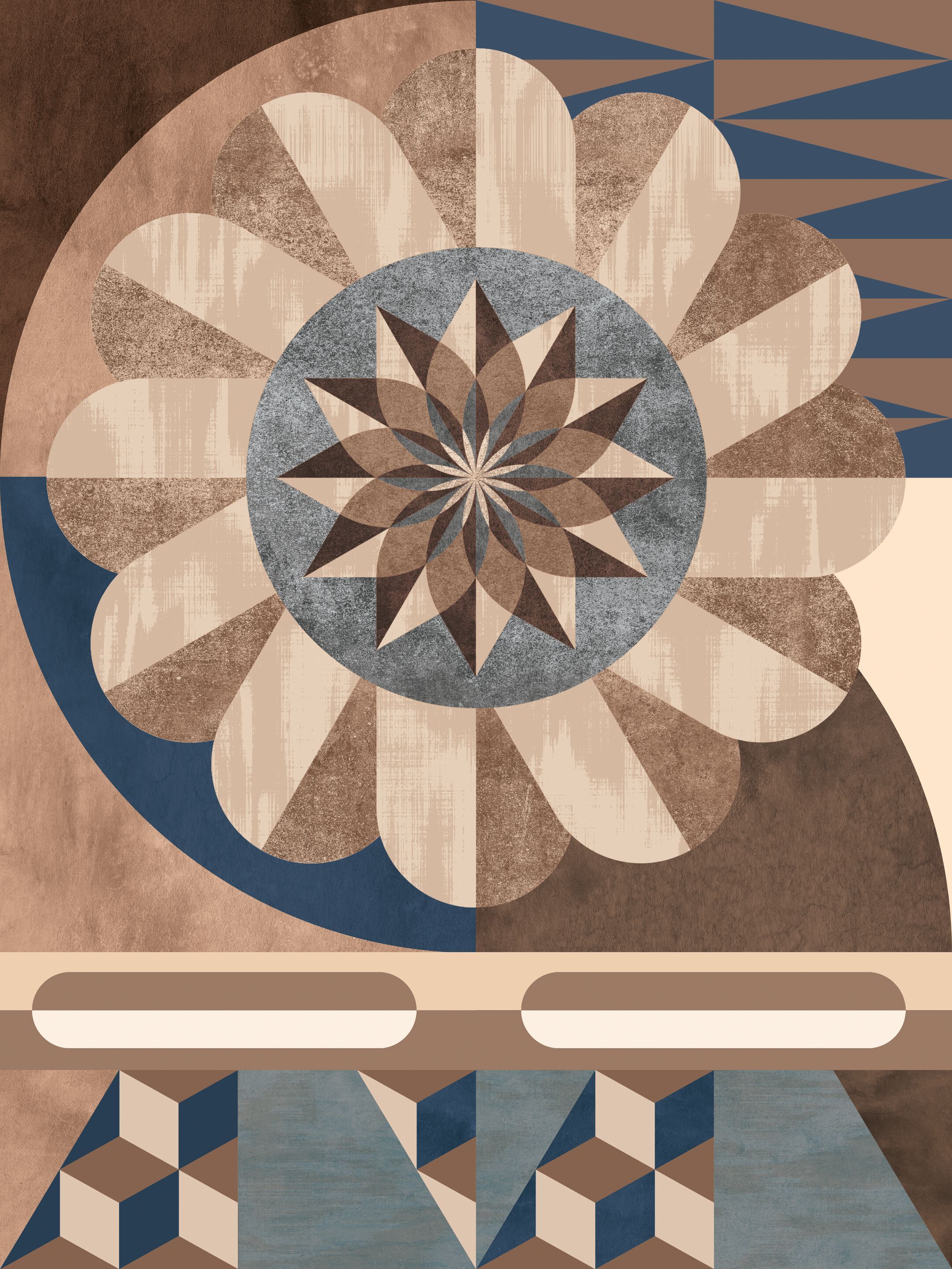 Узорный ковер Inkiostro Bianco Travelogue ARCH-00091192 - Вид №5