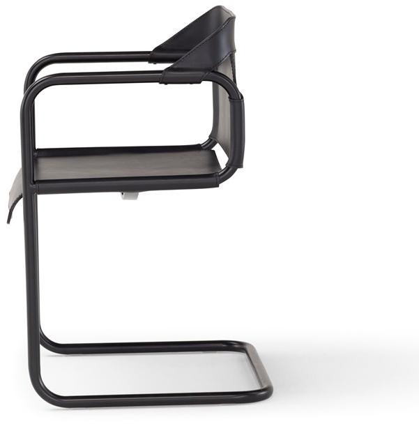 AMURA Консольное кожаное кресло с подлокотниками  Am016.010  - Вид №3