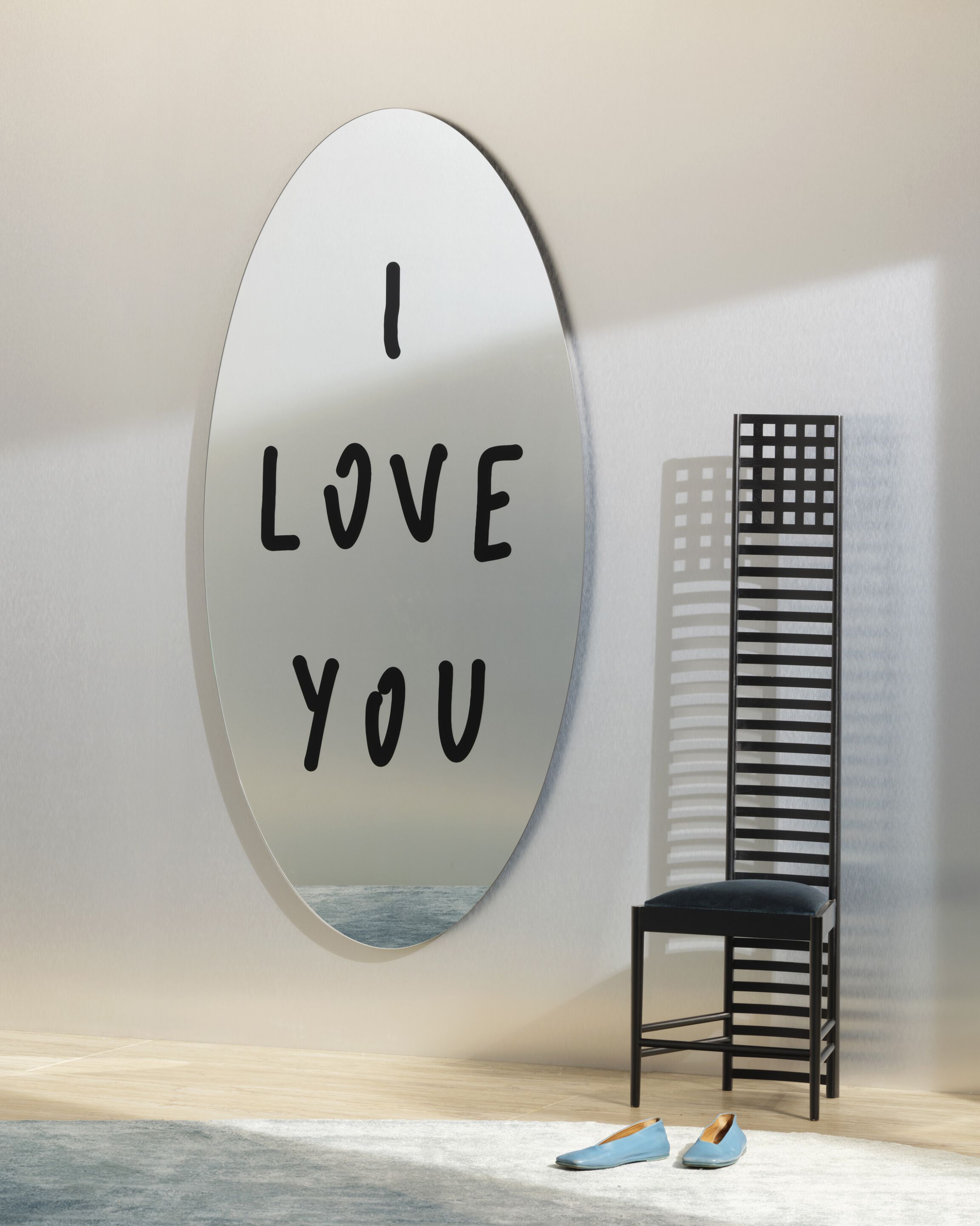 Настенное стекло овальное зеркало CASSINA ME FROM OUTSTIDE ARCH-00097157 - Вид №1