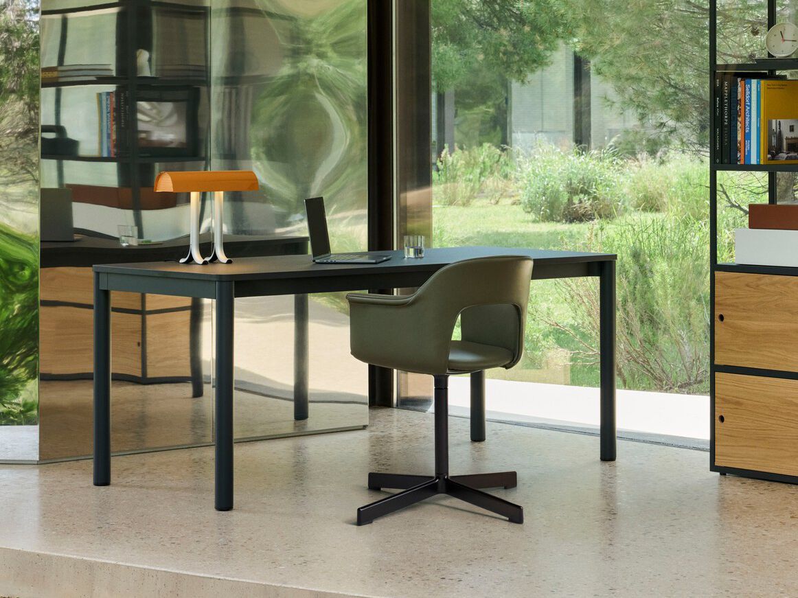 Полипропиленовый стул с подлокотниками с открытой спинкой Hay макет ARCH-00062765 - Вид №67