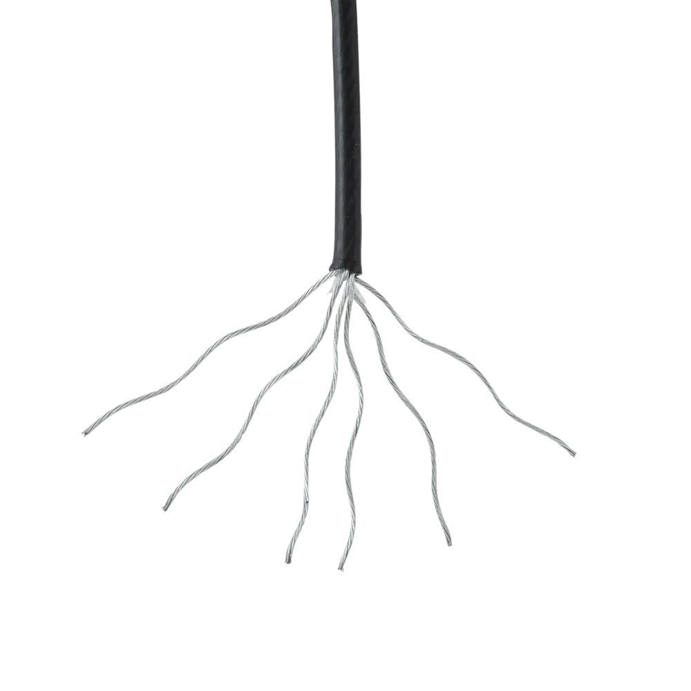 Трос Standers стальной оцинкованный ПВХ DIN 3055 2-3 мм цвет черный 10 м/уп STLM-2010790 - Вид №1