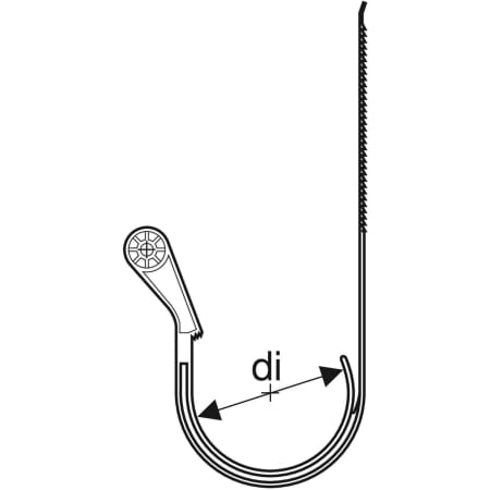 367.050.00.1 Хомут Geberit GIS для канализационной трубы Geberit  - Вид №2