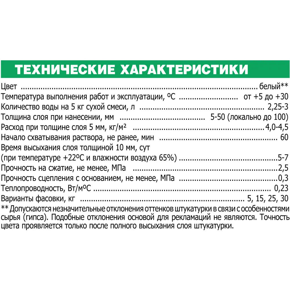 Штукатурка гипсовая Unis Теплон для идеального выравнивания стен 83624148 Теплон Белый STLM-0042925 - Вид №2