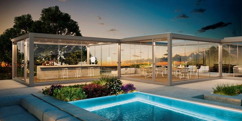 PRATIC F.lli ORIOLI Раздвижная стеклянная дверь Glass sun-id-1362079 - Вид №2