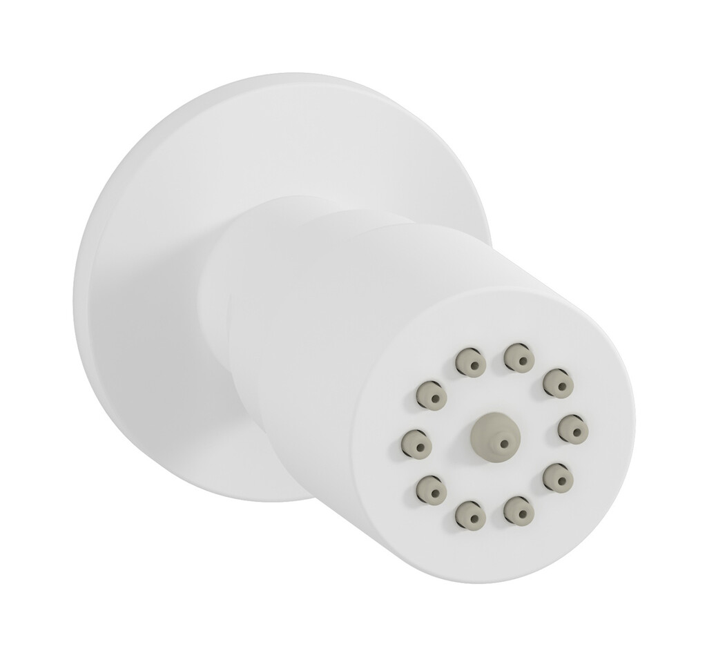 Боковая форсунка круглая WE ARE IB sh014mb Matt White RICAMBI