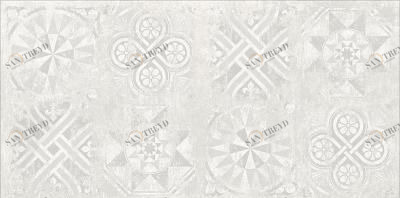 Граните Стоун Цемент декор белый структурированная 1200x599 Керамика Будущего sun-id-324350