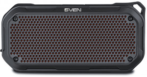 SV-018481 ps-240, черный, акустическая система (2.0, мощность 2x6 вт (rms), waterproof (ipx7), tws, bluetooth, microsd, карабин, встроенный аккумулятор) Sven