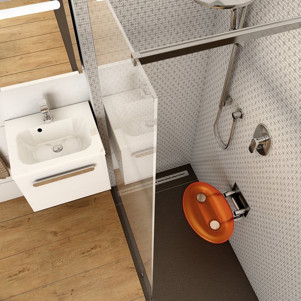 Универсальное сиденье для душа OVO-P-CLEAR/BLACK Ravak B8F0000042 - Вид №10