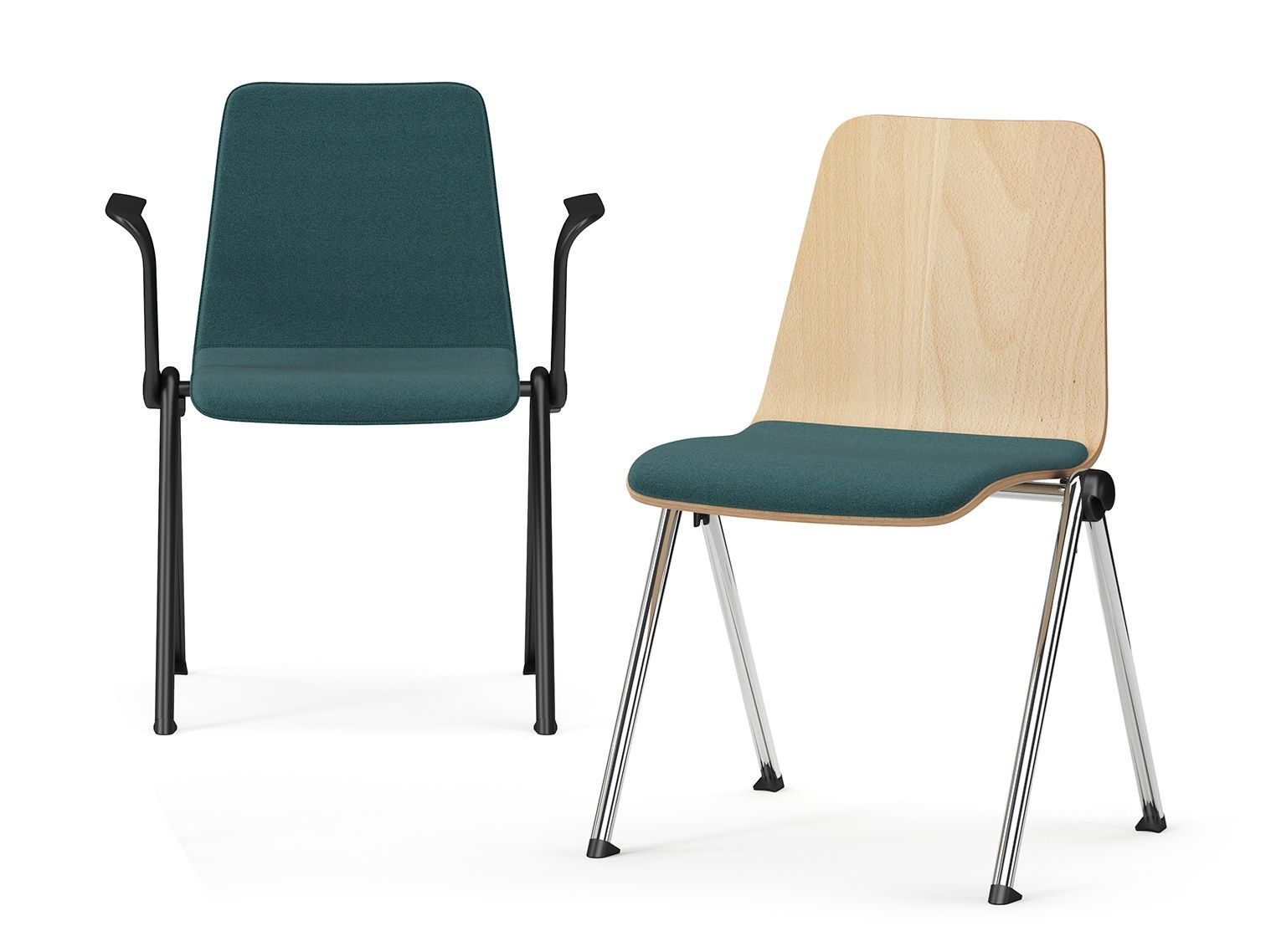 Деревянный штабелируемый стул для конференций SITLOSOPHY® Lagom ARCH-00030225 - Вид №1