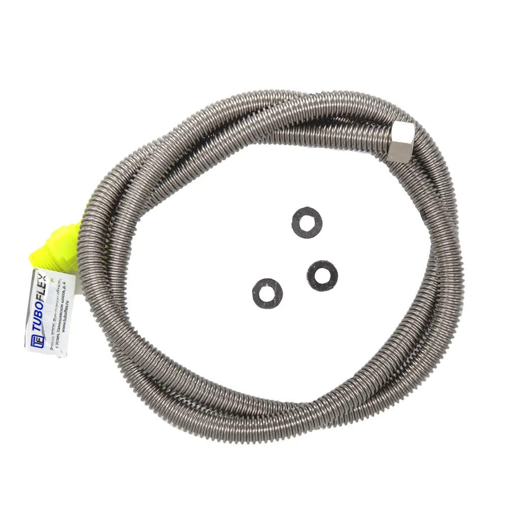 Подводка газовая сильфонная диэлектрическая Tuboflex 1/2" ВР 200 см нержавеющая сталь 89376400 STLM-2097070 
