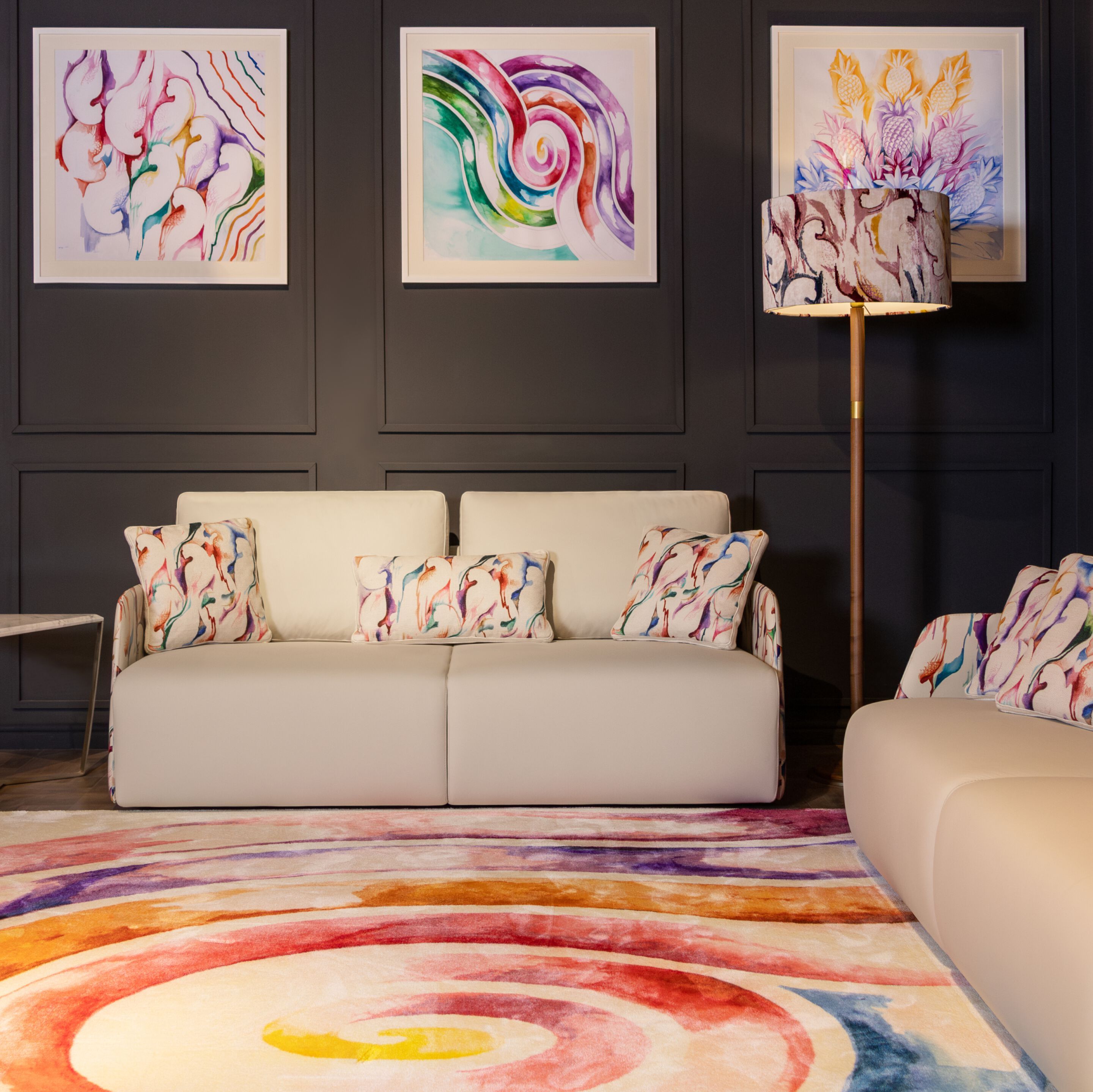 Торшер с бархатным абажуром Formitalia Partagas ARCH-00118732 - Вид №4