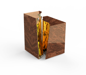 0-246 Приставной столик из орехового дерева Lapiaz  Boca Do Lobo