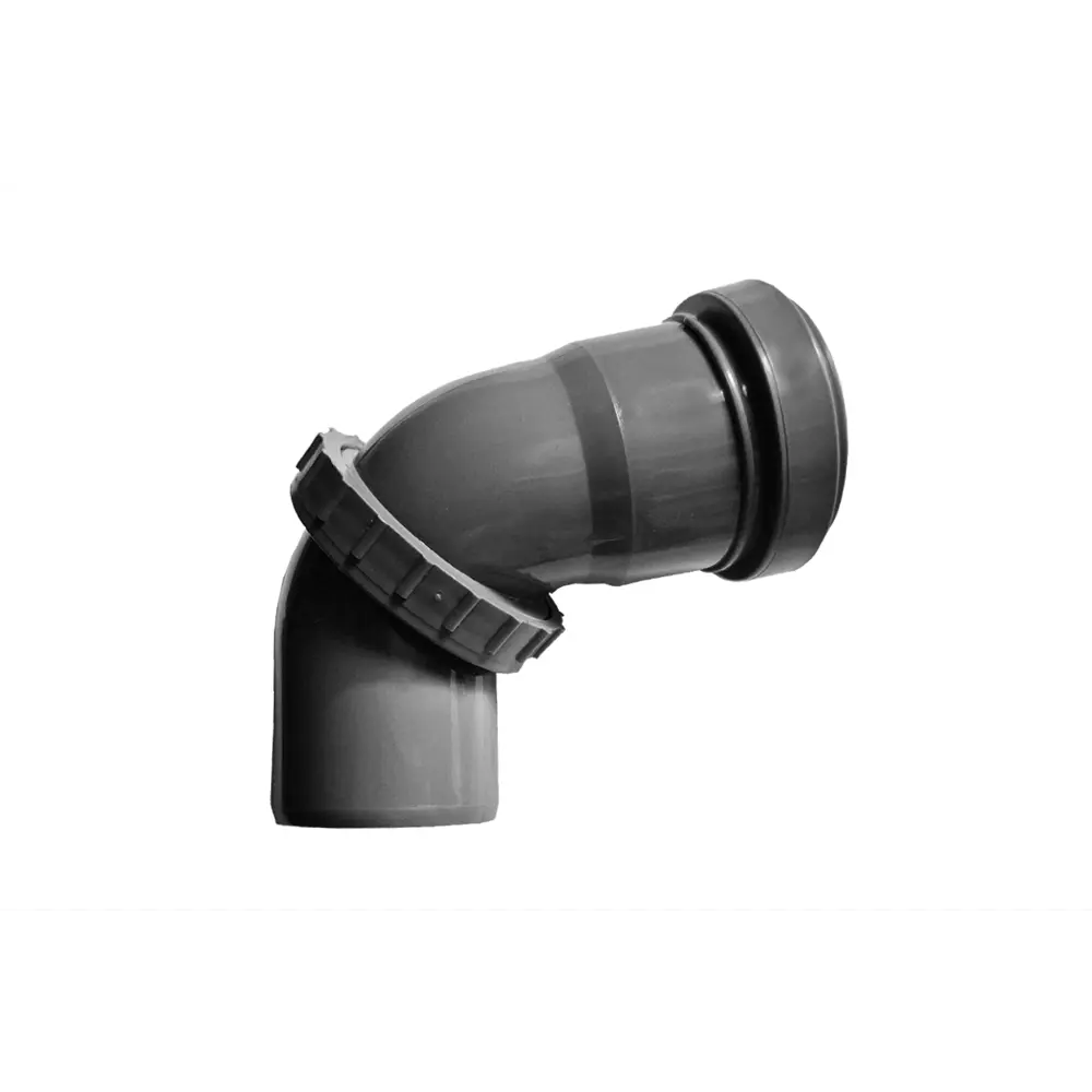 Отвод канализационный 90° Политэк 50 мм полипропилен STLM-2075759 - Вид №1