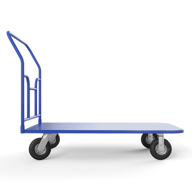 Тележка платформенная ТПТ (г/п 300 кг, 1200x700 мм, колеса пневматические 250 мм) Верстакофф 65-88775 - Вид №1