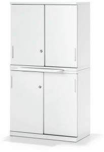 König Neurath Высокий офисный шкаф с замком Acta classic