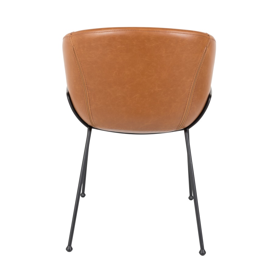 Кресло Feston коричневое Zuiver 1200147 - Вид №7