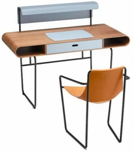 Midj Прямоугольный деревянный стол с ящиками Apelle