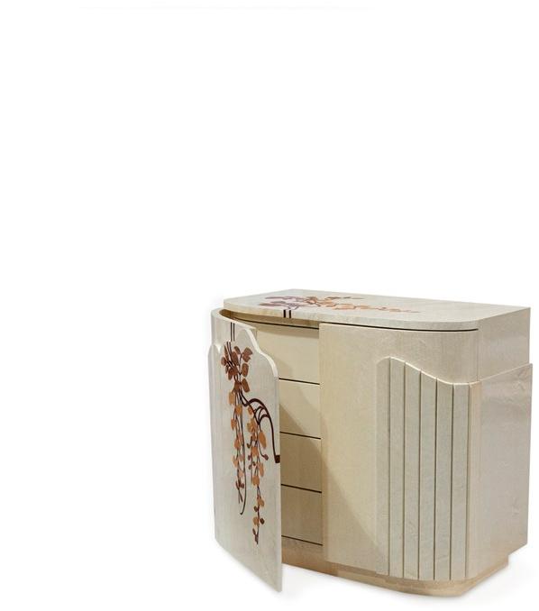 KOKET Прикроватная тумбочка округлая с ящиками sun-id-1386761 - Вид №2