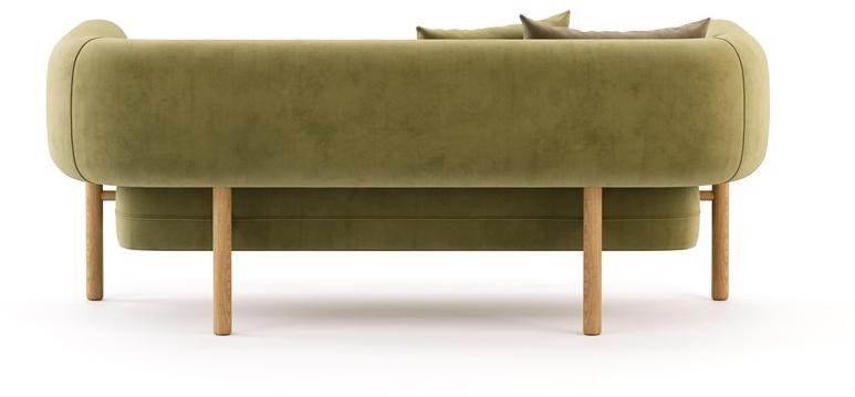 Domkapa 3-х местный бархатный диван sun-id-1410955 - Вид №4