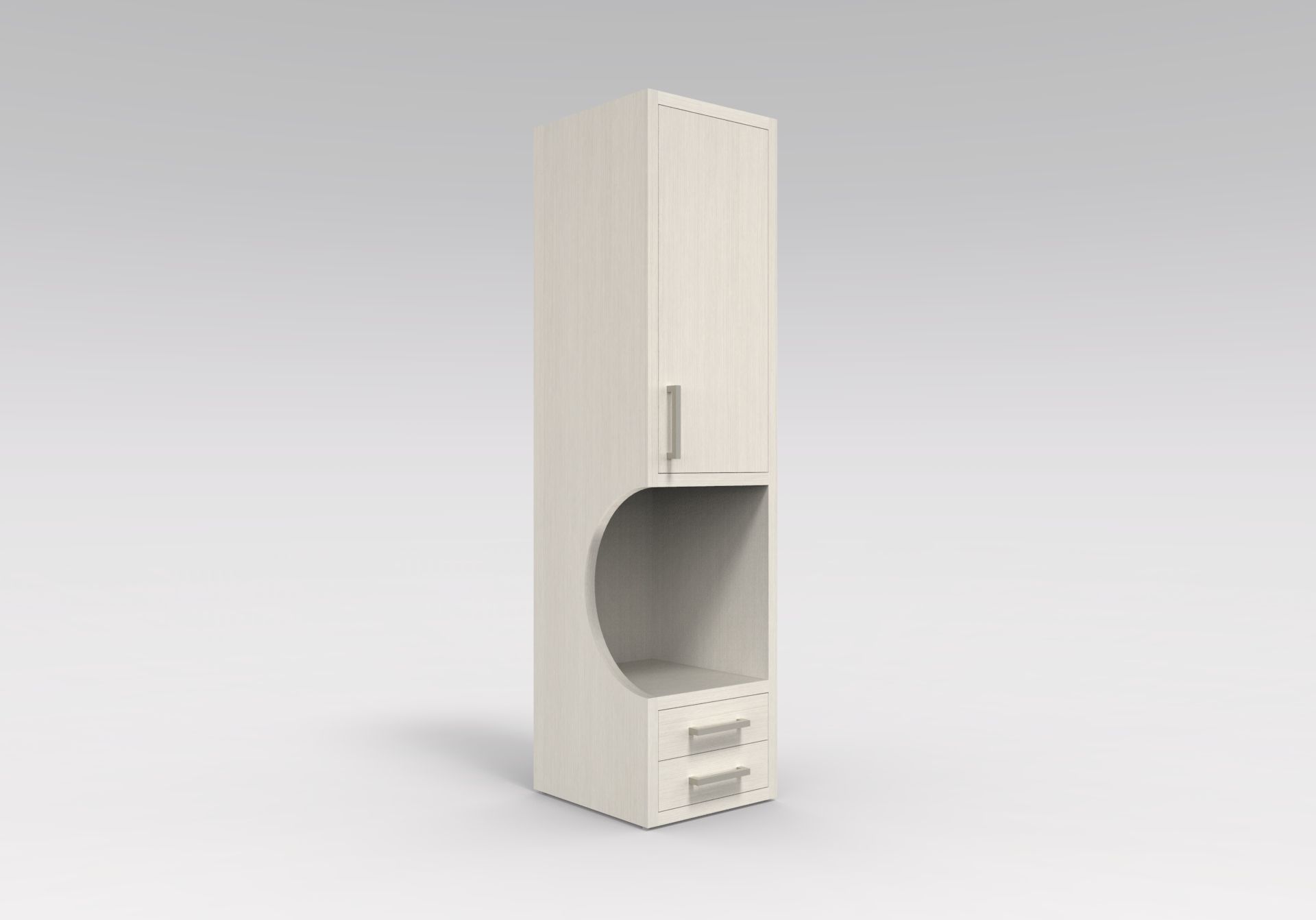 Меламинированный шкаф с одной дверью для отеля Mobilspazio Zeus ARCH-00148681 - Вид №3