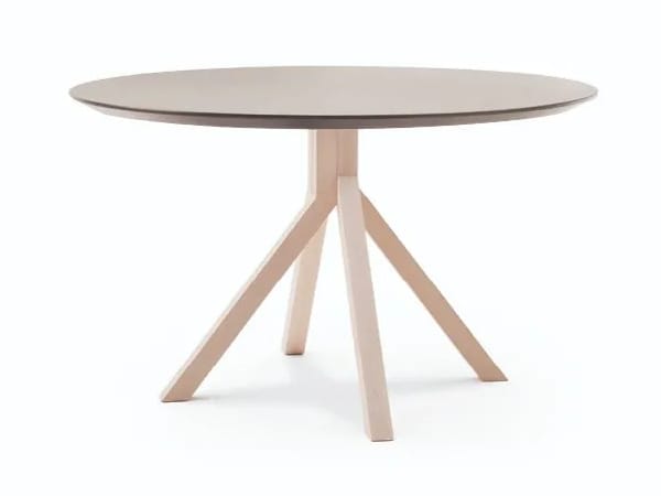 Круглый журнальный столик с каркасом из ореха или бука Billiani Grapevine ARCH-00117528