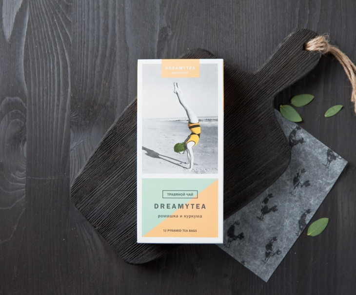 7978 Травяной чай "DREAMYTEA" Ромашка и куркума Вкусляндия 