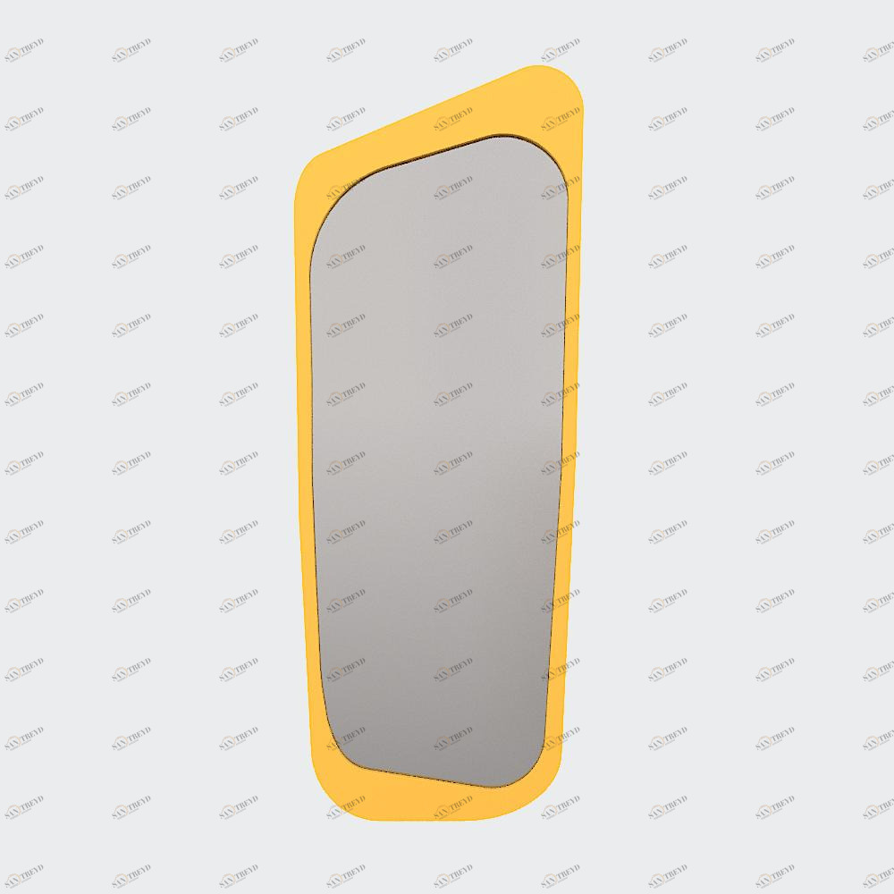 Зеркало настенное большое желтое Woodi WOODI ДИЗАЙНЕРСКИЕ 00-3966336 Желтый 