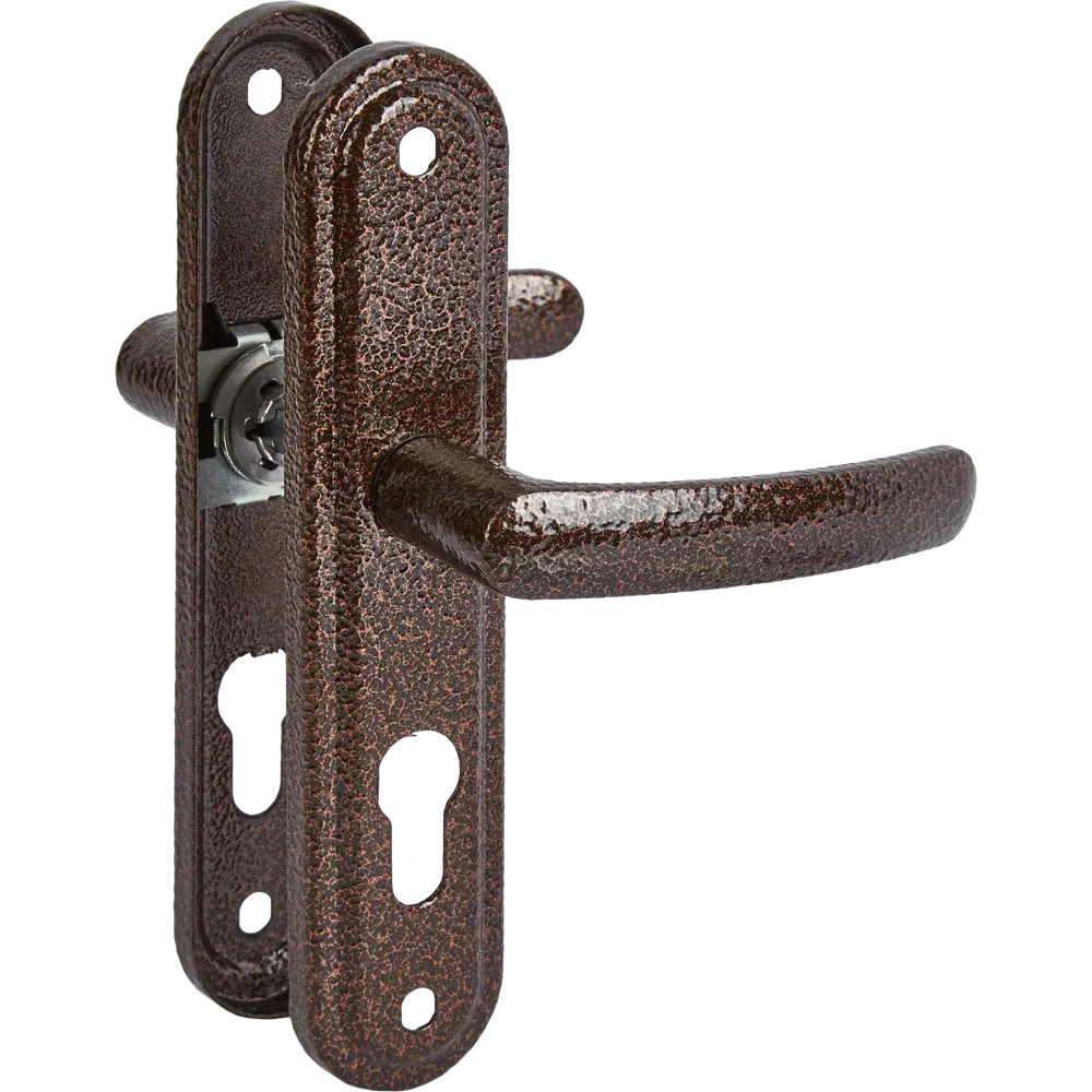 ЗЕНИТ Замок врезной входной с тройной защитой, медь 85281885 STLM-1368903 - Вид №1