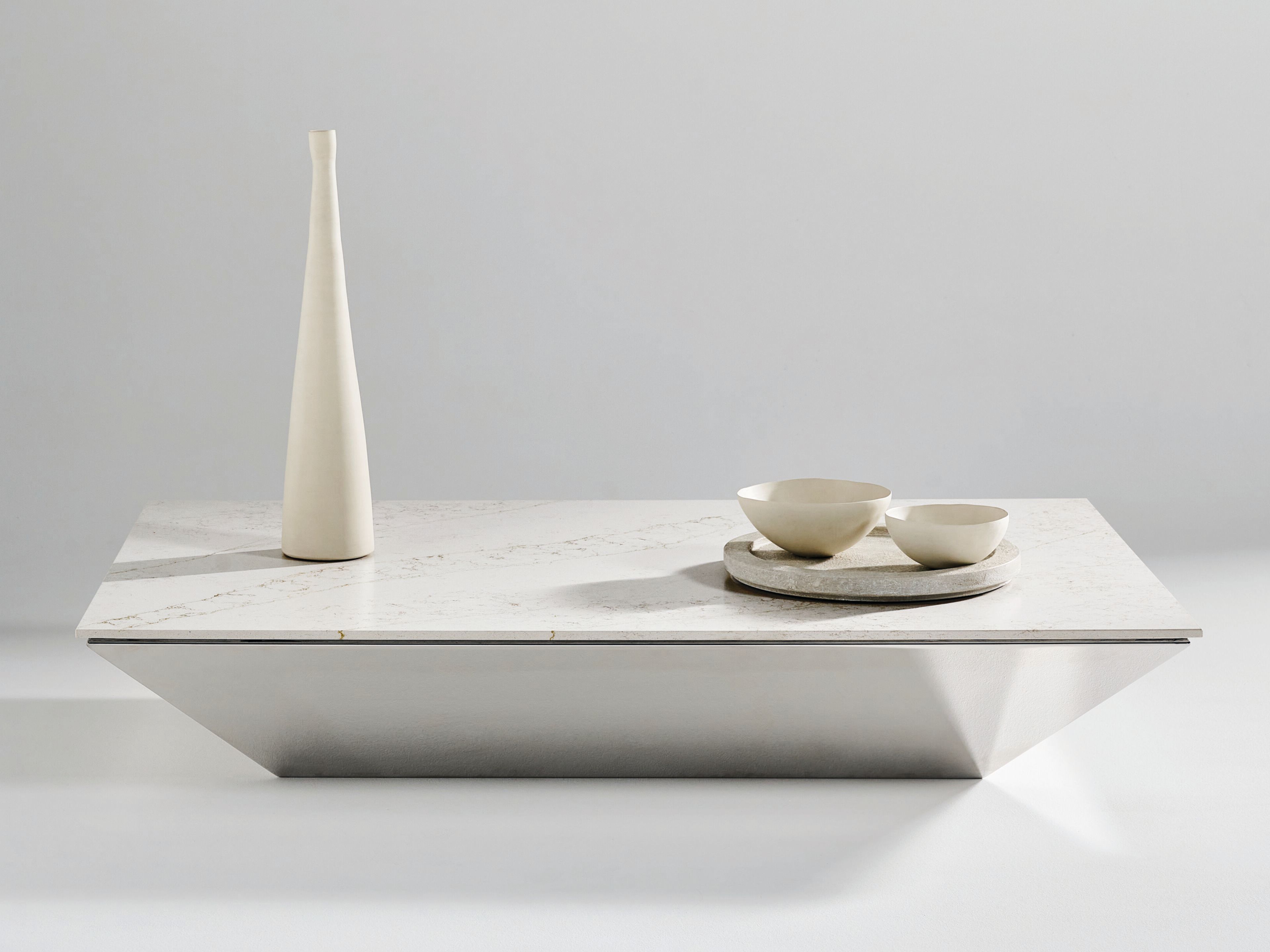 Низкий прямоугольный журнальный столик из Ecotone™ Marmo Arredo Киль ARCH-00153338