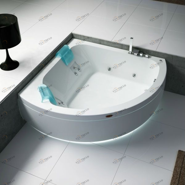 Ванна с гидромассажем "HYDRO FRIENDLY" Aquasoul Corner 155 угловая 9443-696A Jacuzzi 9443696A