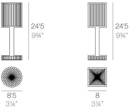 VONDOM Настольная лампа для улицы из стекла Gatsby sun-id-1398114 - Вид №16