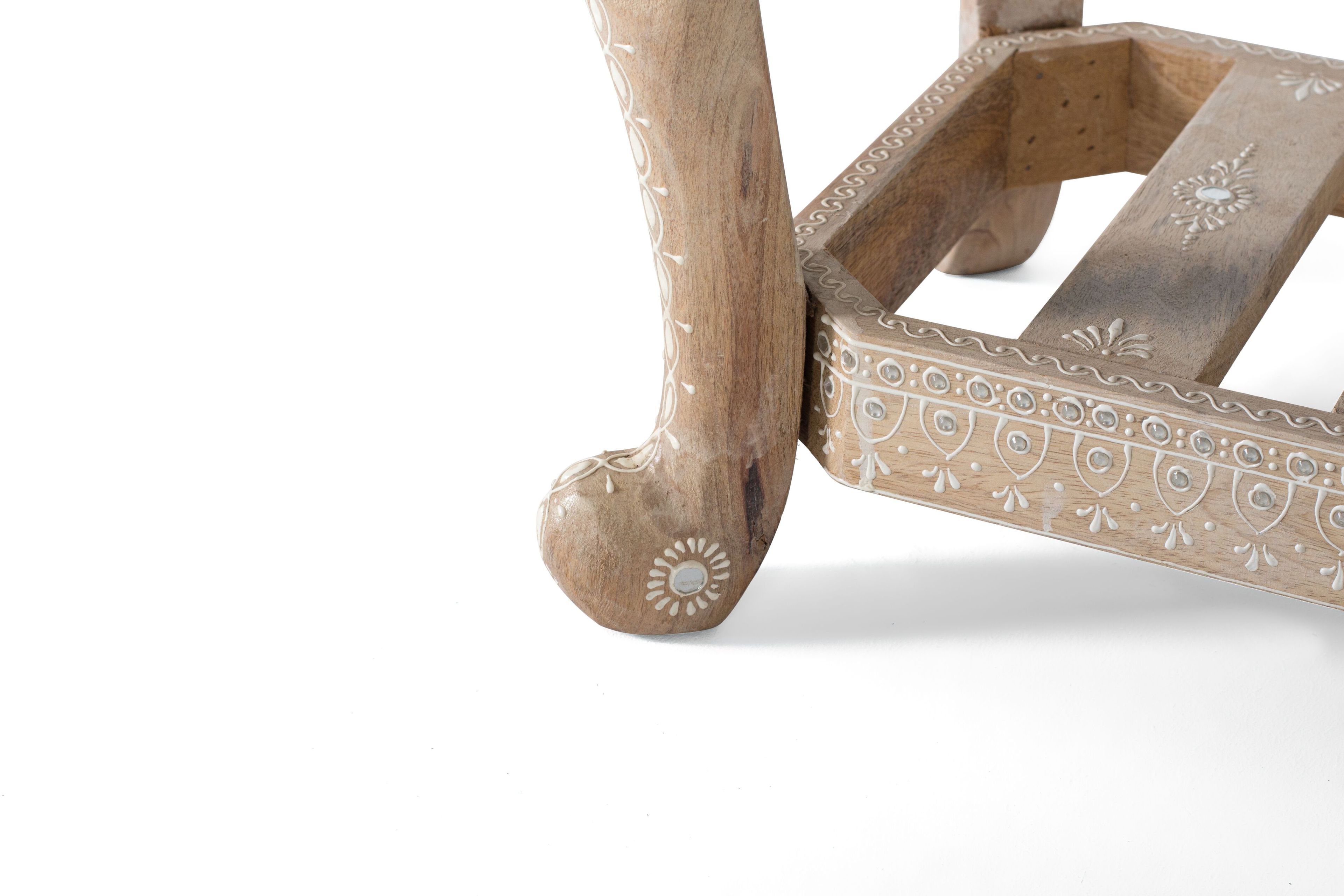 Скамейка из ткани и манго Giner y Colomer 1452 ARCH-00074396 - Вид №3